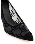 Elisabetta Franchi Black Nylon Pump