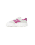 New Balance Pink Leather Sneaker