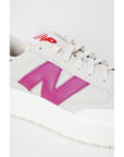 New Balance Pink Leather Sneaker
