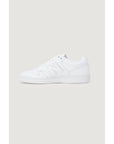 New Balance White Leather Leather Sneaker