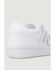 New Balance White Leather Leather Sneaker