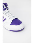 New Balance Purple Leather Sneaker