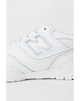 New Balance White Synthetic Material Sneaker
