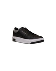 Armani Exchange Black Leather Sneaker