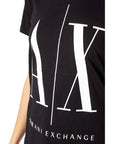 Armani Exchange Black Cotton Tops & T-Shirt
