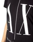 Armani Exchange Black Cotton Tops & T-Shirt