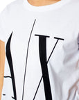 Armani Exchange White Cotton Tops & T-Shirt