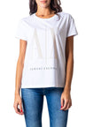 Armani Exchange White Cotton Tops & T-Shirt