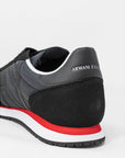 Armani Exchange Black Polyester Sneaker