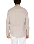 Armani Exchange Beige Linen Shirt
