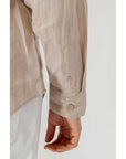 Armani Exchange Beige Linen Shirt
