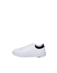 Armani Exchange Black And White Leather Sneaker