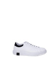 Armani Exchange Black And White Leather Sneaker