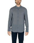 Armani Exchange Gray Viscose Shirt