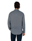 Armani Exchange Gray Viscose Shirt