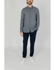 Armani Exchange Gray Viscose Shirt