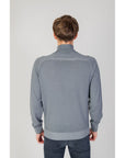 Hugo Boss Gray Wool Cardigan