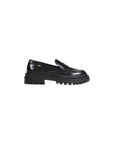 Love Moschino Black Polyethylene Flat Shoe