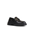Love Moschino Black Polyethylene Flat Shoe