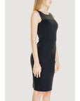 Armani Exchange Black Polyamide Dress