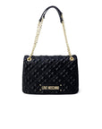 Love Moschino Gold Polyethylene Handbag
