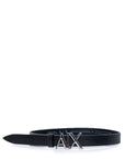 Armani Exchange Black Leather Belt
