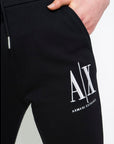 Armani Exchange Black Cotton Jeans & Pant