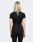 Armani Exchange Black Cotton Tops & T-Shirt