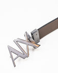 Armani Exchange Black Leather Belt