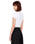 Armani Exchange White Cotton Tops & T-Shirt