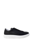 Armani Exchange Black Leather Sneaker