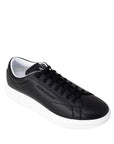 Armani Exchange Black Leather Sneaker