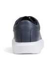 Armani Exchange Blue Leather Sneaker