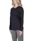 Armani Exchange Black Cotton Tops & T-Shirt
