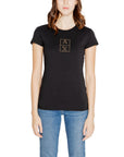 Armani Exchange Black Cotton Tops & T-Shirt