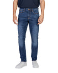 Armani Exchange Blue Cotton Jeans & Pant