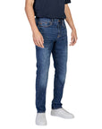 Armani Exchange Blue Cotton Jeans & Pant
