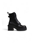 Armani Exchange Black Polyester Boot