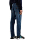 Armani Exchange Blue Cotton Jeans & Pant