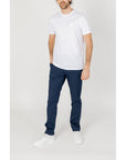 Armani Exchange Blue Cotton Jeans & Pant