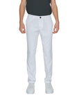 Armani Exchange White Cotton Jeans & Pant