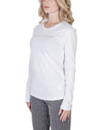 Armani Exchange White Cotton Tops & T-Shirt