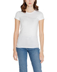 Armani Exchange White Cotton Tops & T-Shirt