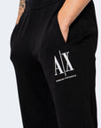 Armani Exchange Black Cotton Jeans & Pant