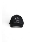 Armani Exchange Black Cotton Hats & Cap