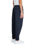 Armani Exchange Black Cotton Jeans & Pant