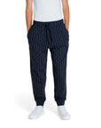 Armani Exchange Black Cotton Jeans & Pant