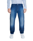 Armani Exchange Blue Cotton Jeans & Pant