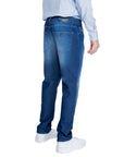 Armani Exchange Blue Cotton Jeans & Pant
