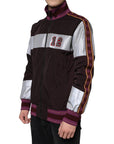 Dolce & Gabbana Multicolor Full Zip Jersey Men Bomber Jacket